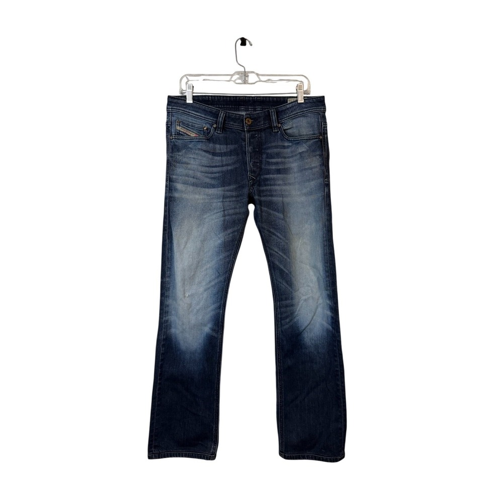 Diesel Viker Jeans Mens 31x32 Blue Regular Straight Wash 0882V Stretch Denim